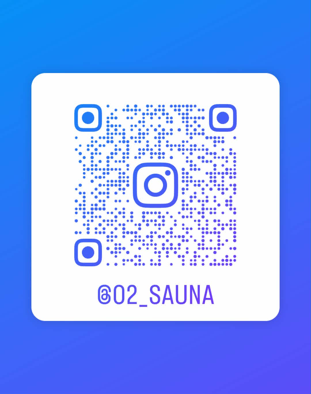 Kod QR do profilu Instagram @o2_sauna